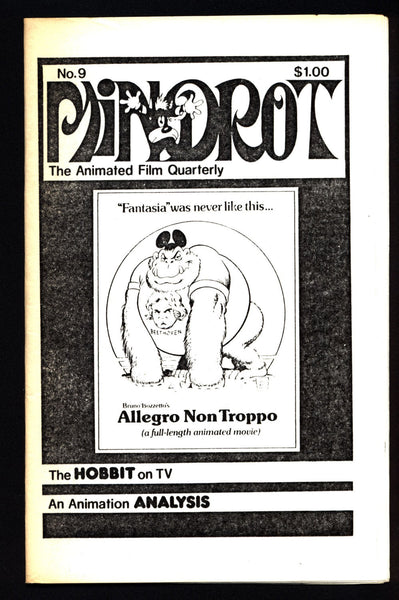 MINDROT #9 Allegro non Tropo HOBBIT TV Movie Animation Anime Cartoons Fan Magazine