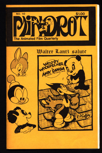 MINDROT #10 WALTER LANTZ Woody Woodpecker Andy Panda Animation Anime Cartoons Fan Magazine