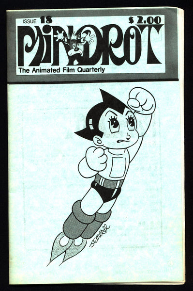 MINDROT #18 Osama Tezuka Mighty Atom ASTROBOY Animation Anime Cartoons Fan Magazine