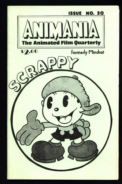 ANIMANIA #1 MINDROT #20 Scrappy Animated Film Quarterly Animation Anime Cartoons