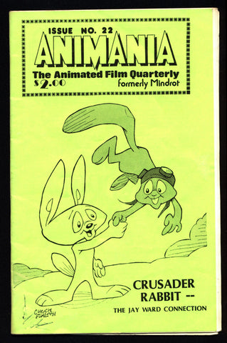 ANIMANIA #3 MINDROT #22 Jay Ward Crusader Rabbit Rocky & Bullwinkle Animated Film Quarterly Animation Anime Cartoons