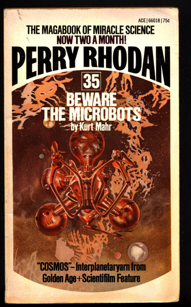 Space Force Major PERRY RHODAN Peacelord of the Universe #35 Beware the Microbots Science Fiction Space Opera Ace Books ATLAN M13 cluster