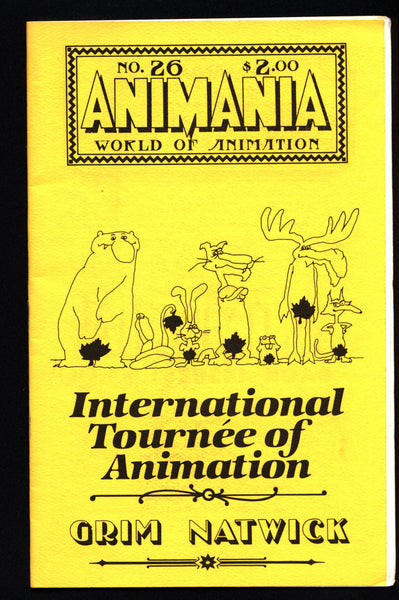 ANIMANIA #7 MINDROT #26 International Tournee Animated Film Quarterly Animation Anime Cartoons