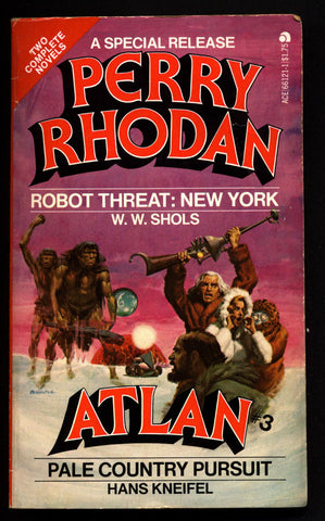 Space Force Major PERRY RHODAN Atlan #3 Robot Threat New York & Pale Country Pursuit Science Fiction Space Opera Ace Books ATLAN M13 cluster