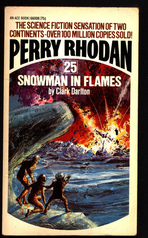 Space Force Major PERRY RHODAN Peacelord of the Universe #25 Snowman in Flames Science Fiction Space Opera Ace Books ATLAN M13 cluster