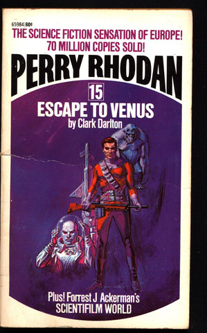 Space Force Major PERRY RHODAN Peacelord of the Universe #15 Escape to Venus Science Fiction Space Opera Ace Books ATLAN M13 cluster