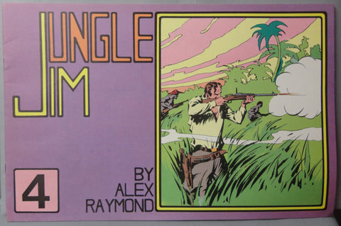 JUNGLE JIM Bradley #4 Sunday Pages Dec 2 1934-Feb 17 1935 Alex Raymond LARGE Action Hero Newspaper Comic Strip Reprint  Johnny Weismuller