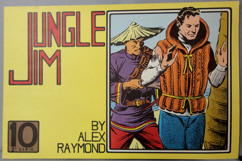 JUNGLE JIM #10 2A Serie Sunday Pages Jan 21/April 8 1945 Alex Raymond LARGE Action Hero Newspaper Comic Strip Reprint Post War