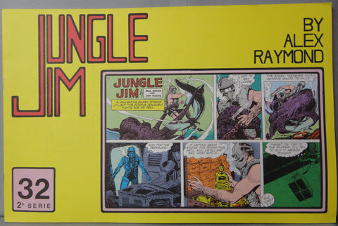 JUNGLE JIM #32 2A Serie Sunday Pages Mar 19/June 4 1950 Alex Raymond Paul Norris Don Moore LARGE Action Hero Newspaper Comic Strip Reprint