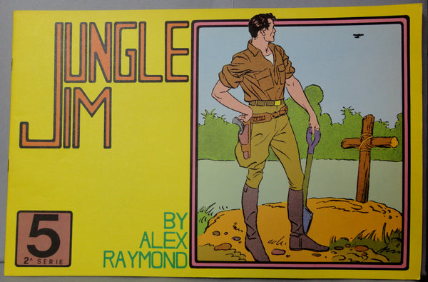 JUNGLE JIM #5 2A Serie Sunday Pages Nov 28 43/Feb 13 44 Alex Raymond LARGE Action Hero Newspaper Comic Strip Reprint Johnny Weismuller