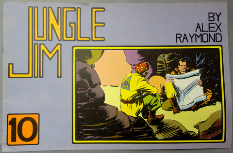 JUNGLE JIM  #10 Sunday Pages Aug. 2, 1936 to Nov. 15, 1936 Alex Raymond LARGE Action Hero Newspaper Comic Strip Reprint