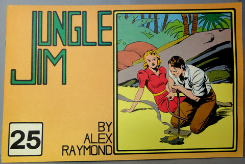 JUNGLE JIM  #25 Sunday Pages May 19, 1940 / Aug. 4, 1940 Alex Raymond LARGE Action Hero Newspaper Comic Strip Reprint