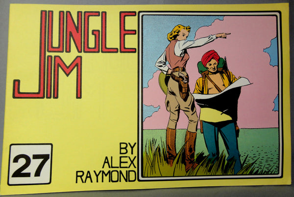 JUNGLE JIM  #27 Sunday Pages Nov. 3, 1940 / Jan. 19, 1941 Alex Raymond LARGE Action Hero Newspaper Comic Strip Reprint