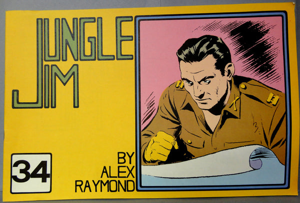 JUNGLE JIM  #34 Sunday Pages June14/Aug 30 1942 Pacific World War 2  Alex Raymond LARGE Action Hero Newspaper Comic Strip Reprint