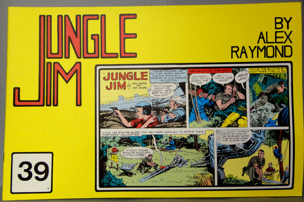 JUNGLE JIM 39 3rd Series Sunday Pages Oct 28,51/Jan 13 52 Alex Raymond Paul Norris Don Moore LARGE Action Hero Newspaper Comic Strip Reprint