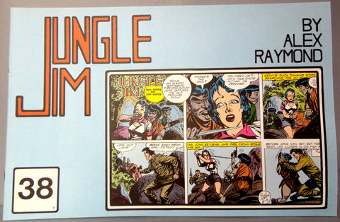 JUNGLE JIM 38 3rd Series Sunday Pages Aug 8/Oct 21, 1951 Alex Raymond Paul Norris Don Moore LARGE Action Hero Newspaper Comic Strip Reprint