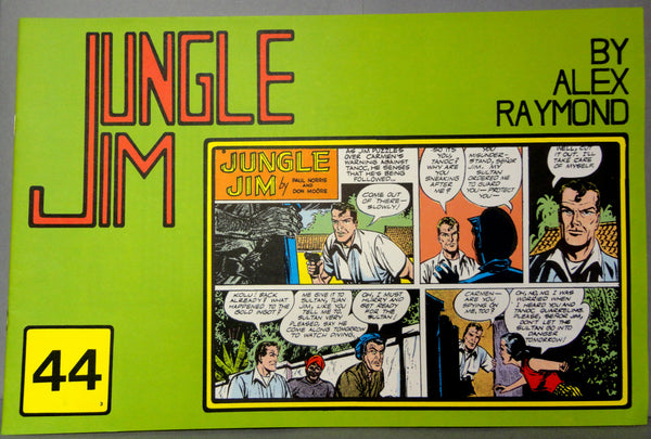 JUNGLE JIM 44 3rd Series Sunday Pages Dec 21 52/Mar 8 53 Alex Raymond Paul Norris Don Moore LARGE Action Hero Newspaper Comic Strip Reprint