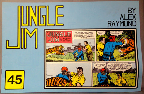 JUNGLE JIM 45 3rd Series Sunday Pages Mar 15/May 31 1953 Alex Raymond Paul Norris Don Moore LARGE Action Hero Newspaper Comic Strip Reprint