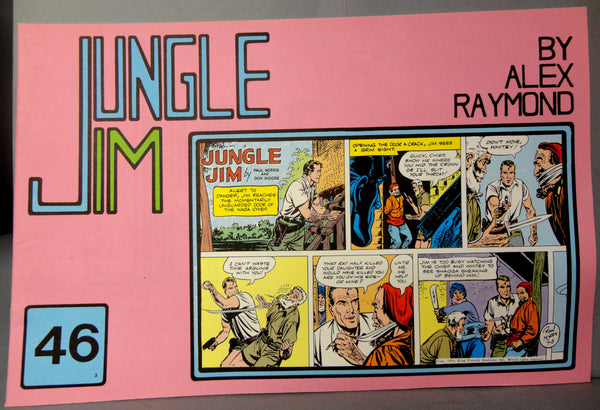 JUNGLE JIM 46 3rd Series Sunday Pages Jun. 7/Aug 23 1953 Alex Raymond Paul Norris Don Moore LARGE Action Hero Newspaper Comic Strip Reprint