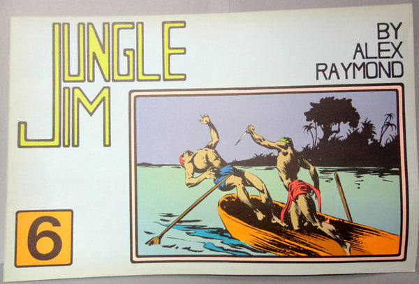 JUNGLE JIM  #6 Sunday Pages July 14, 1935 to Oct. 27, 1935  Alex Raymond LARGE Action Hero Newspaper Comic Strip Reprint