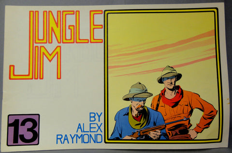 JUNGLE JIM  #13 Sunday Pages Jun. 6, 1937/Aug. 29, 1937 Alex Raymond LARGE Action Hero Newspaper Comic Strip Reprint