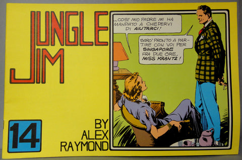 JUNGLE JIM  #14 Sunday Pages Sept 5, 1937/Nov. 26, 1937 Alex Raymond LARGE Action Hero Newspaper Comic Strip Reprint