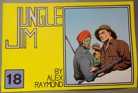 JUNGLE JIM  #18 Sunday Pages Sept. 9, 1938 to Nov. 290, 1938 Alex Raymond LARGE Action Hero Newspaper Comic Strip Reprint