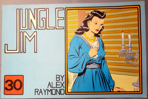 JUNGLE JIM  #30 Sunday Pages Jul. 13, 1941 / Sep. 28, 1941 Alex Raymond LARGE Action Hero Newspaper Comic Strip Reprint