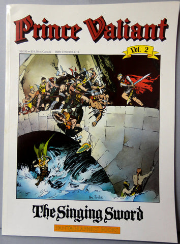 Hal Foster PRINCE VALIANT Vol 2 The Singing Sword Fantagraphics Full Color Sunday Newspaper Comic Strips Knights Camelot King Arthur