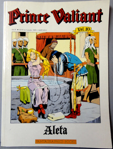 Hal Foster PRINCE VALIANT Vol 10 Aleta Fantagraphics Sunday Color Newspaper Comic Strips Knights Camelot King Arthur