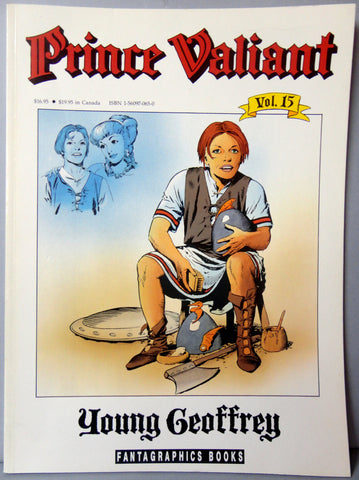 Hal Foster PRINCE VALIANT Vol 15 Young Geoffrey Fantagraphics Sunday Color Newspaper Comic Strips Knights Camelot King Arthur