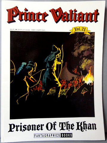 Hal Foster PRINCE VALIANT Vol 21 Prisoner of the Khan Fantagraphics Sunday Color Newspaper Comic Strips Knights Camelot King Arthur