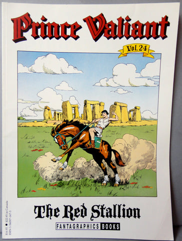 Hal Foster PRINCE VALIANT Vol 24 The Red Stallion Fantagraphics Sunday Color Newspaper Comic Strips Knights Camelot King Arthur