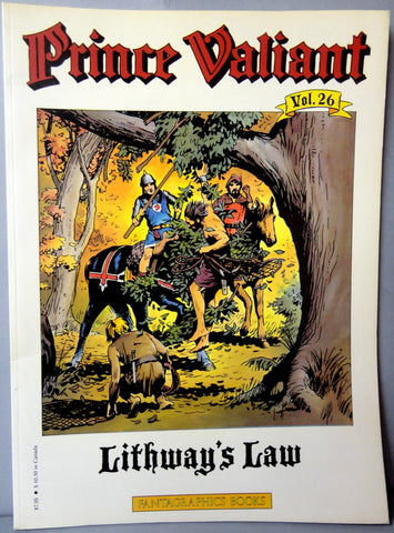 Hal Foster PRINCE VALIANT Vol 26  Lithway's Law Fantagraphics Sunday Color Newspaper Comic Strips Knights Camelot King Arthur