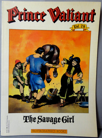 Hal Foster PRINCE VALIANT Vol 28 The Savage Girl Fantagraphics Sunday Color Newspaper Comic Strips Knights Camelot King Arthur