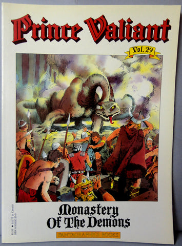 Hal Foster PRINCE VALIANT Vol 29 Monastery of the Demons Fantagraphics Sunday Color Newspaper Comic Strips Knights Camelot King Arthur