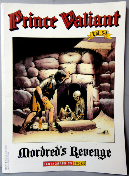 Hal Foster PRINCE VALIANT Vol 34  Mordred's Revenge Fantagraphics Sunday Color Newspaper Comic Strips Knights Camelot King Arthur