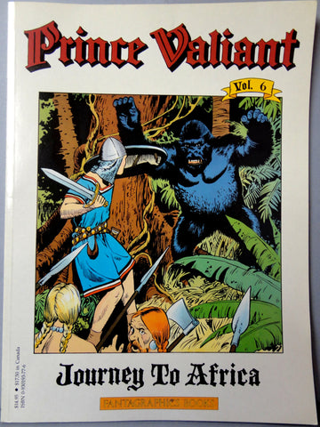 Hal Foster PRINCE VALIANT Vol 6 Journey to Africa Fantagraphics Sunday Color Newspaper Comic Strips Knights Camelot King Arthur