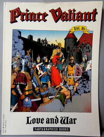 Hal Foster PRINCE VALIANT Vol 16 Love and War Fantagraphics Sunday Color Newspaper Comic Strips Knights Camelot King Arthur