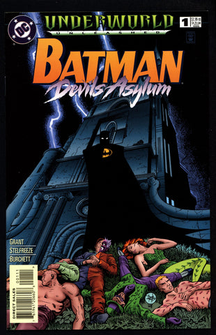 DC Comics Underworld Unleashed BATMAN Arkham Devils Asylum #1 Alan Grant Rick Burchet Brian Steelfreeze Gotham City