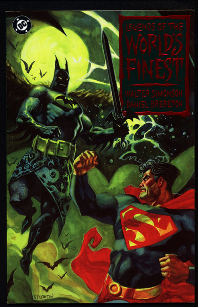 DC Comics BATMAN SUPERMAN Legends of the World's Finest 3 Walter Simonson Daniel Brereton Painted Graphic Novel Comic Book Cat Woman Penguin