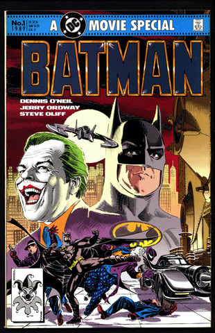 DC Comics Batman Origin MOVIE ADAPTATION #1 The Joker Jack Nicholson Michael Keaton Tim Burton Dennis O'Neill Jerry Ordway Gotham City