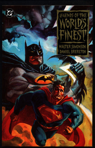 DC Comics BATMAN SUPERMAN Legends of the World's Finest #1 Walter Simonson Daniel Brereton Painted Graphic Novel Comic Book Man-Bat Two Face