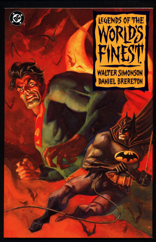 DC Comics BATMAN SUPERMAN Legends of the World's Finest #2 Walter Simonson Daniel Brereton Painted Graphic Novel Comic Book Riddler Joker