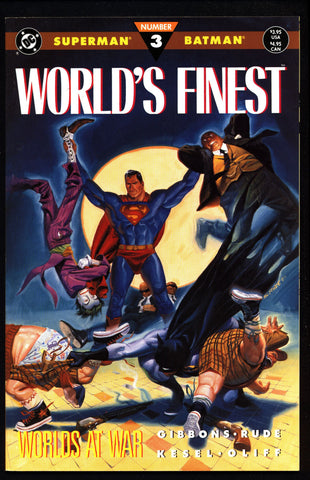 DC Comics BATMAN SUPERMAN World's Finest #3 Lex Luthor & The Joker Steve Rude Dave Gibbons Comic Book Graphic Novel