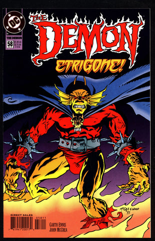 DC Comics THE DEMON #58 Garth Ennis John McCrea Horror Supernatural SuperHero Comic-Book