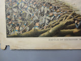 KURZ & ALLISON Original 1891 CHROMOLITHOGRAPH of the Civil War “Battle of Kenesaw Mountain” June 27th, 1864 General Sherman