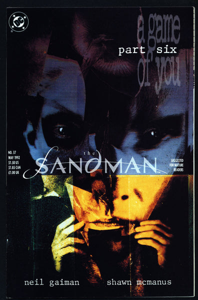 DC Comics Vertigo Press SANDMAN #37 Neil GAIMAN Shawn McManus Supernatural Magic Gothic Horror Anti-Super Hero Goth