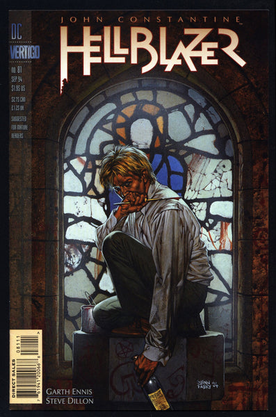 DC Comics Vertigo Press John CONSTANTINE HELLBLAZER #81 Garth Ennis Supernatural Magic Gothic Horror Anti-Super Hero Goth