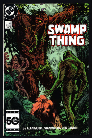 SWAMP THING #47 Alan Moore DC Comics Supernatural Magic Gothic Horror Anti-Super Hero Goth